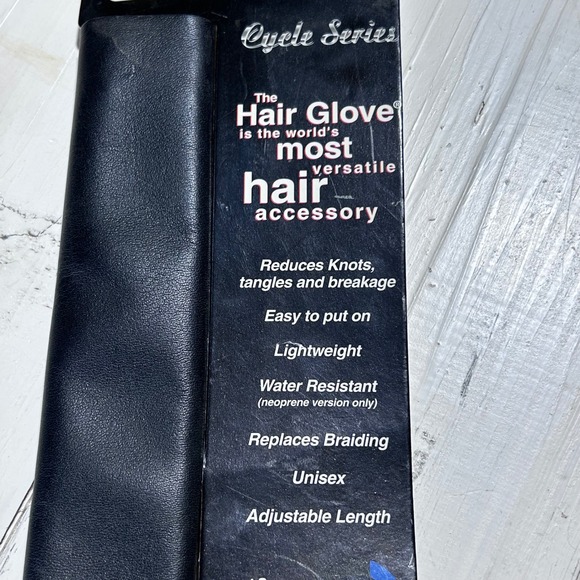 The Original Hair Glove Black Leather Cycle Series Hair Accessory - Picture 4 of 9